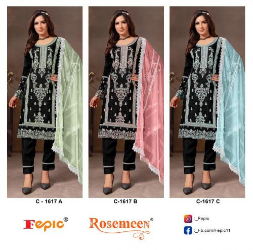 Fepic Rosemeen C-1617 Colors  Price - 4005