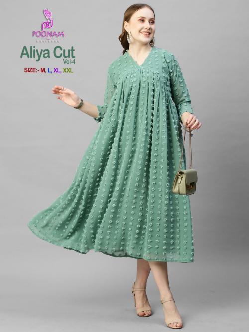 Poonam Designer Aliya Cut 1006 Price - 549