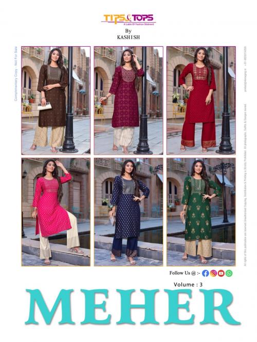 Tips And Tops Meher 301-306 Price - 3990