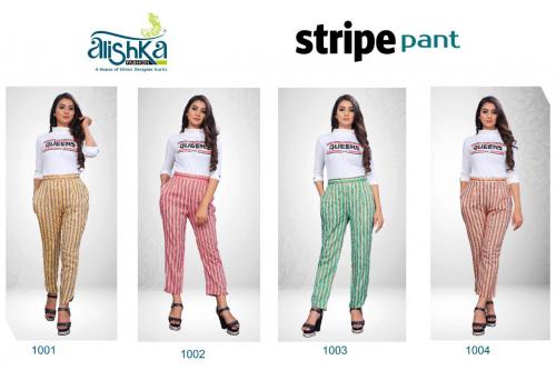 Alishka Fashion Stripe Pant 1001-1004 Price - 1380