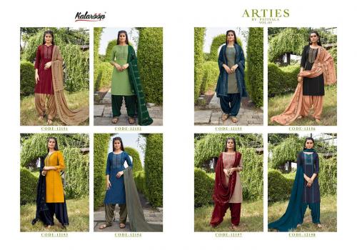 Kajree Kalaroop Fashion Arties By Patiyala 12151-12158 Price - 7592