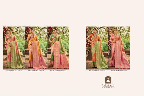 Julahaa Saree Padmakshi Vol-3  Colors  Price - 12750