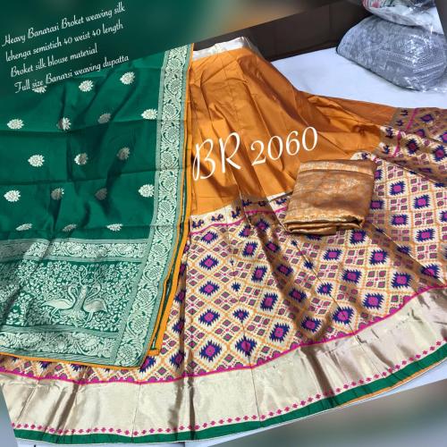 BR Lehenga Banarasi Weaving BR-2060-F Price - 2065