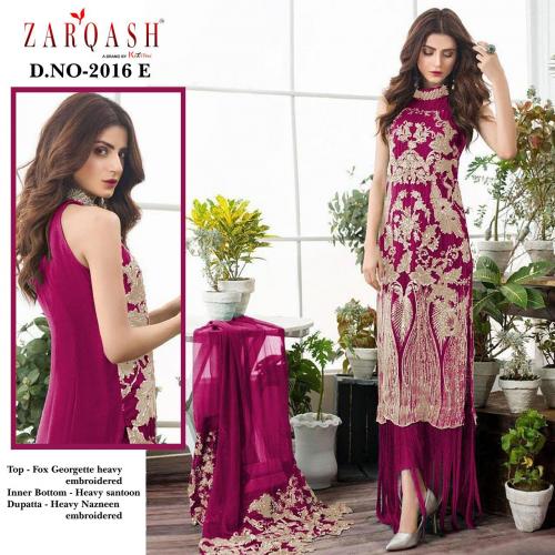 Khayyira Suits Zarqash Faiza 2016-E Price - 1250