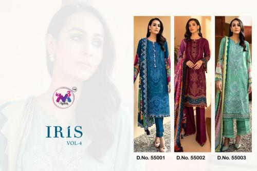 M3 Fashion Iris 55001-55003 Price - Chiffon Dup-2547 , Cotton Dup-2697