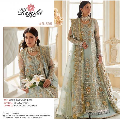 Ramsha Suit R-595 Price - 1550