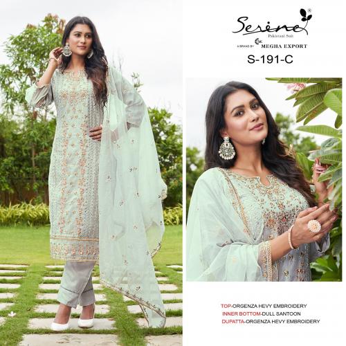 Serine Pakistani Suit S-191-C Price - 1249
