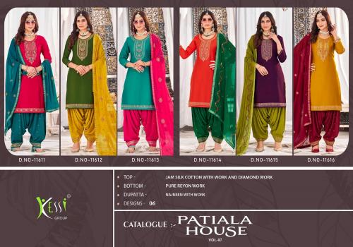 KESSI PATIALA HOUSE VOL-97 11611 TO 11616 Price - 5694