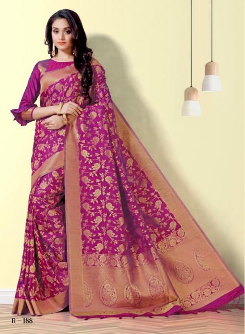 Aura Saree Meher Silk R-188 Price - 1295