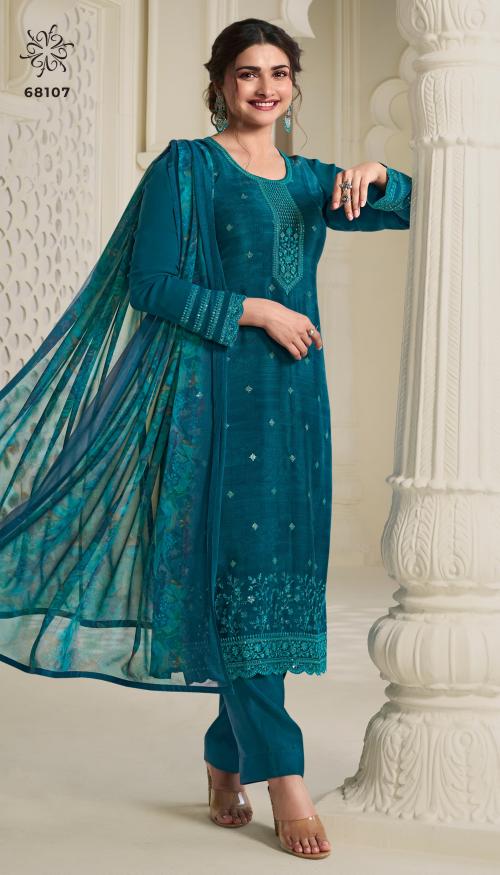 VINAY FASHION SILKINA ROYAL CREPE VOL-45 68107 Price - 1150