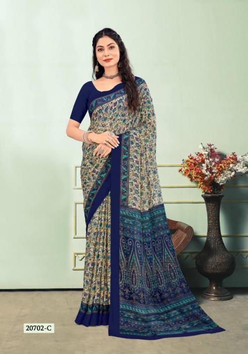 Ruchi Saree Star Chiffon 20702-C Price - 467