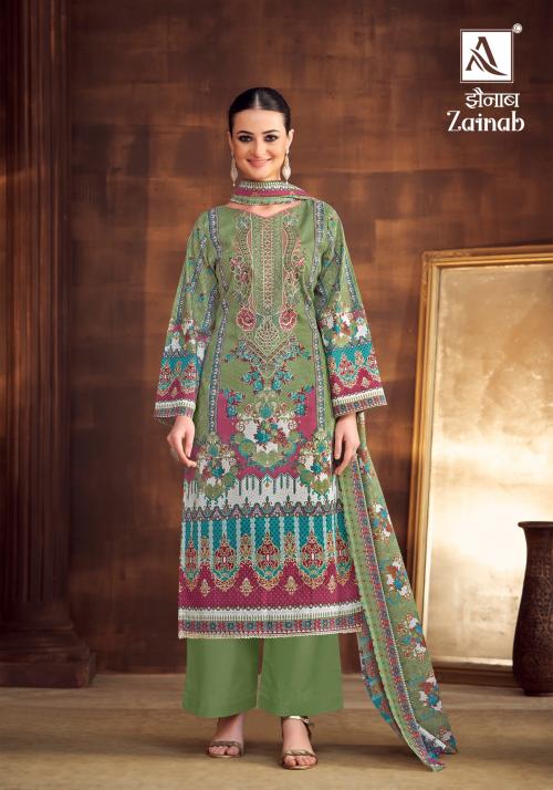 ALOK SUIT ZAINAB H-1495-001 TO H-1495-008