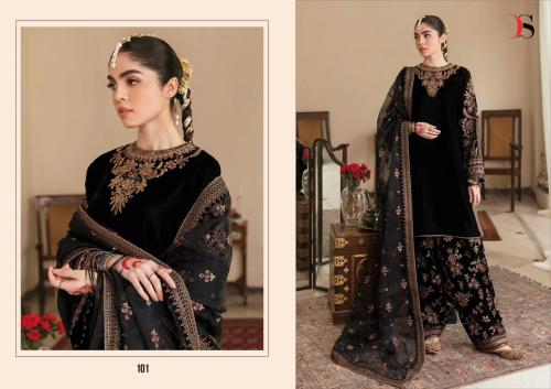 Deepsy Suit Maria.B Embroidered Velevt 101-104 Series