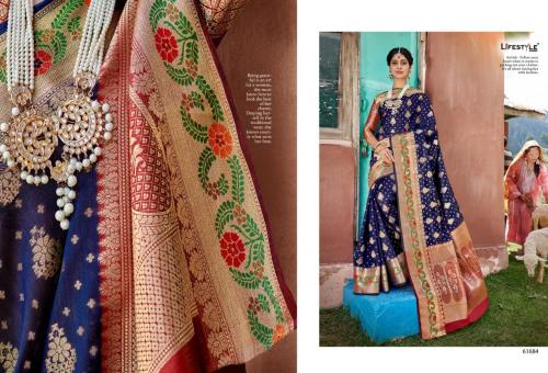 Lifestyle Saree Kashmiri Silk 61684  Price - 1215