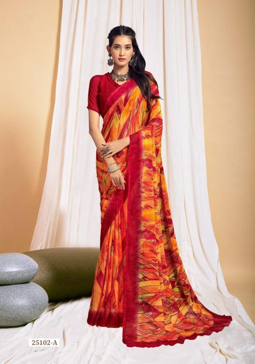 Ruchi Saree Star Chiffon 25102-A Price - 617