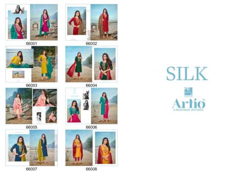 Kapil Trendz Artio Silk 66001-66008 Price - 7800