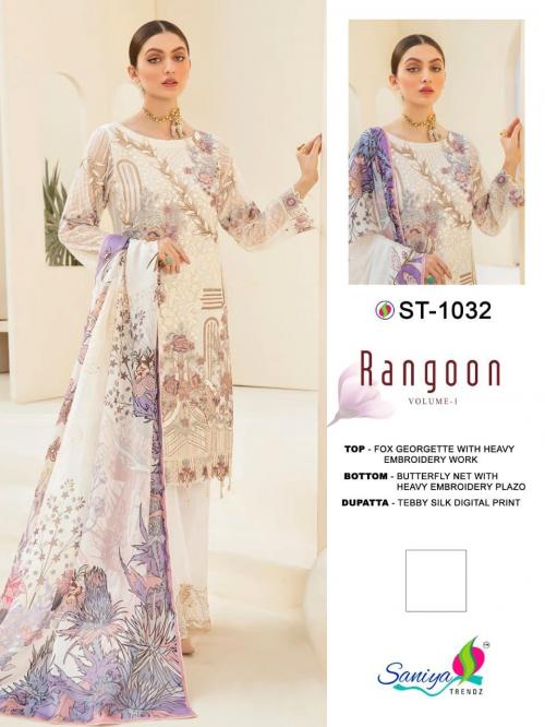 Saniya Trendz Rangoon 1032 Price - 1349