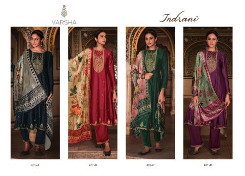 Varsha Fashion Indrani 401 Colors  Price - 9920
