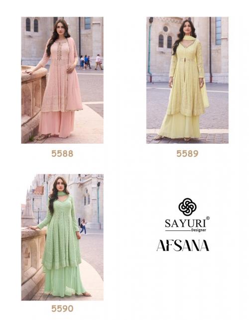 SAYURI DESIGNER AFSANA 5588-5590 Price - 7497