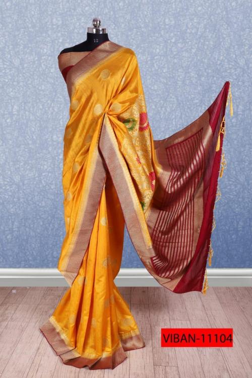 Mintorsi Designer Banarasi Silk Saree 11104 Price - 1530