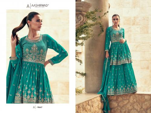 Aashirwad Creation Sadaf 9647 Price - 2699