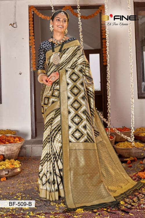 B Fine Saree Parampara BF-509-B Price - 2195