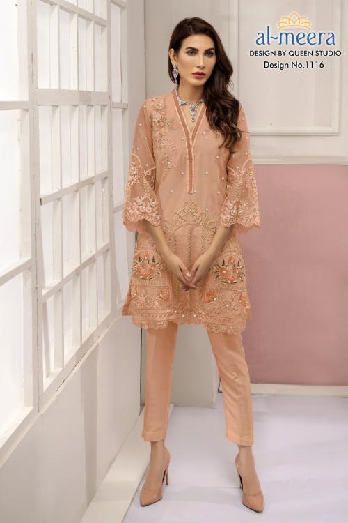 Al Meera Luxury Pret Collection 1116 Lightgold Price - 1150