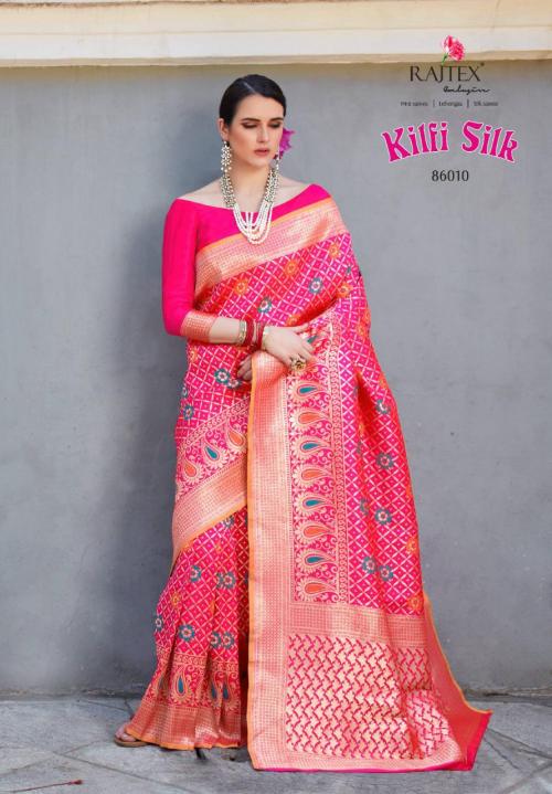 Rajtex Saree Kilfi Silk 86010