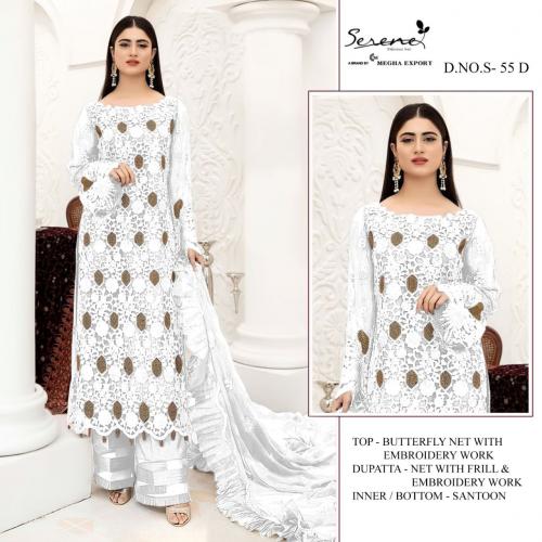 Serene Pakistani Suit S-55-D Price - 1230