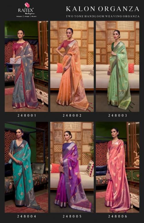 Raj Tex Kalon Organza 248001-248006 Price - 9360