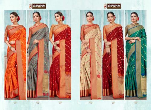 Sangam Prints Madras Handloom 1001-1006 Price - 6420
