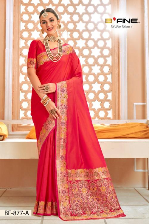 B Fine Saree Anarkali BF-877 Colors 