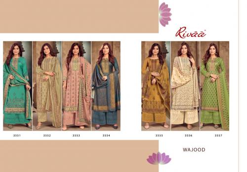 Rivaa Exports Wajood 3551-3557 Price - 8190