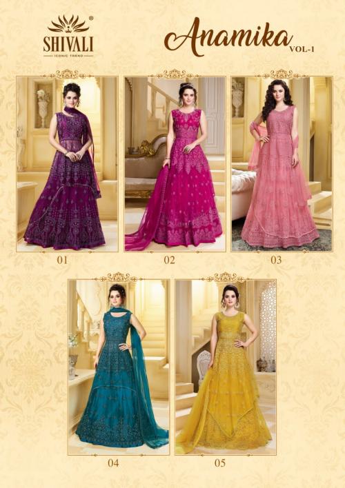 Shivali Fashion Anamika 01-05 Price - L-14500, XL-15000, XXL-15500	