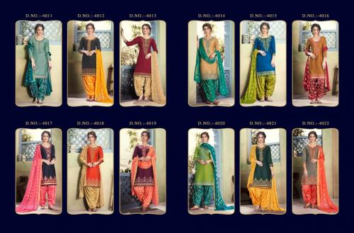 Kessi Fabric Shangar By Patiala House 4011-4022