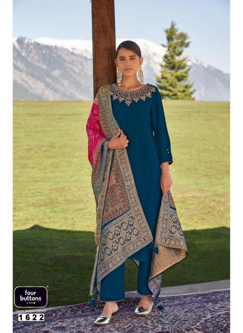Four Buttons Bandhani 1622 Price - 1749