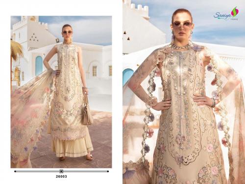 SANIYA TRENDZ MARIA B LAWN VOL-26 26003 Price - 1201