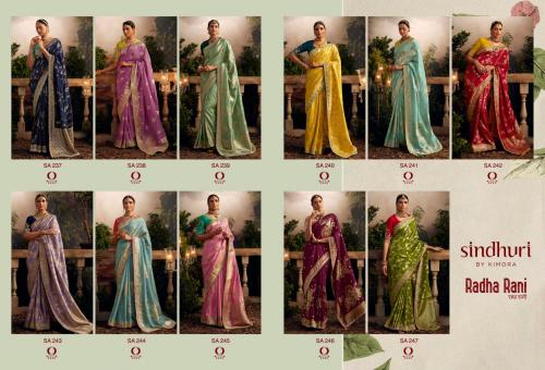 Kimora Fashion Sindhuri Radha Rani SA-237 to SA-247 Price - 38730