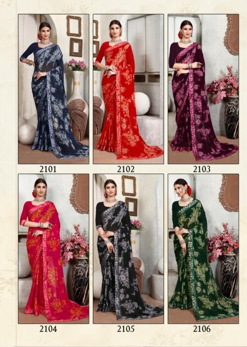 Mintorshi Saree Shalimar 2101-2106 Price - 6900