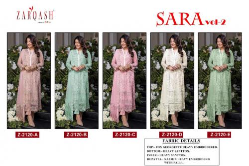Zarqash Sara Z-2120 Colors  Price - 6150