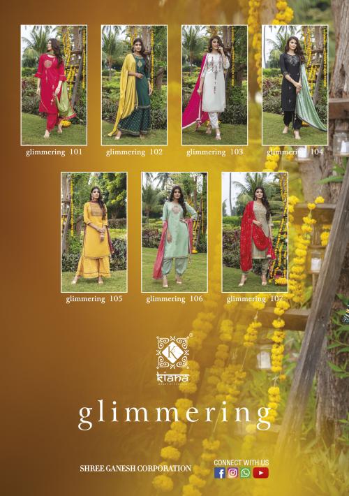 Kiana Fashion Glimmering 101-107 Price - 7980