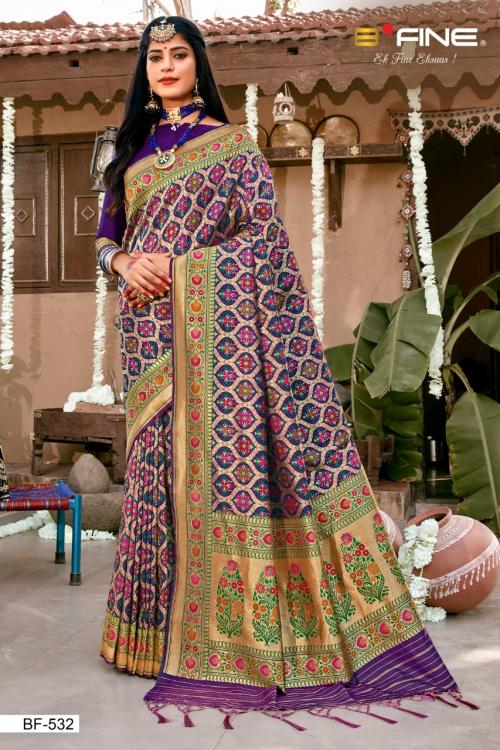 B Fine Saree Patola BF-524 Price - 2445