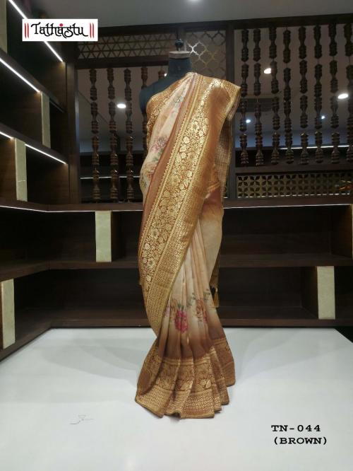 Tathastu Saree 44 Brown Price - 2275