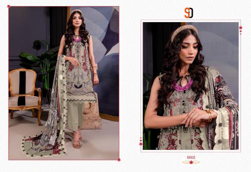 SHARADDHA DESIGNER BLISS VOL-05 5002 Price - CHIFFON DUP - 625, COTTON DUP - 675