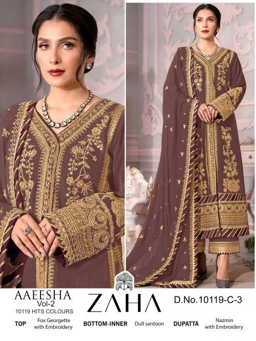 ZAHA AAEESHA-VOL-2 10119-C-3 Price - 1399