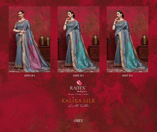 Rajtex Saree Kalika Silk 61011 B Colors