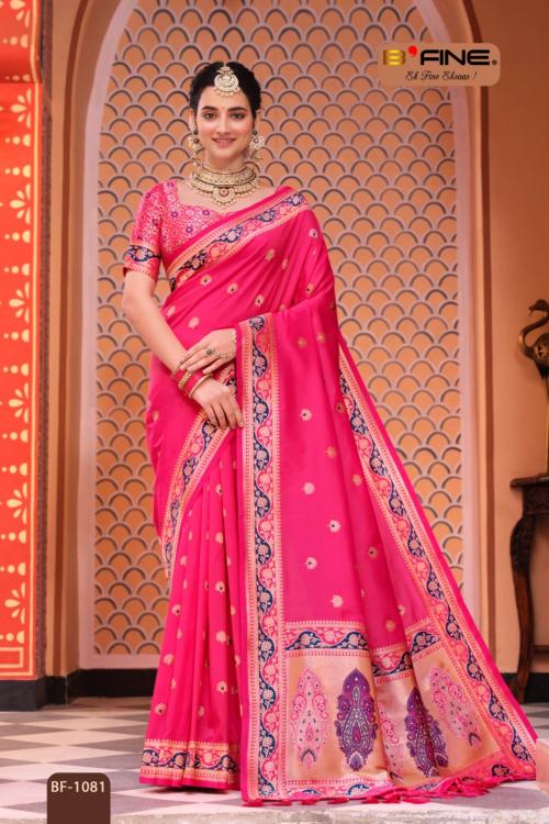 B Fine Saree Poornima 1081 Price - 1990