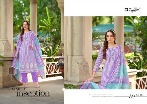 ZULFAT DESIGNER FARHANA VOL-5 545-004 Price - 475