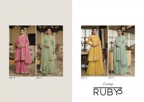 Amyra Designer Ruby 110--113 Price - 8596