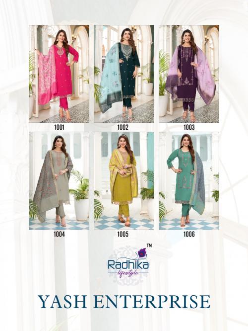 Radhika Lifestyle Kasturi Vol-1 1001-1006 Price - 6894